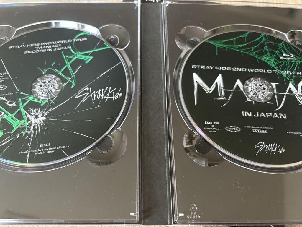 [USED] StrayKids MANIAC Blu-ray 2-disc set
