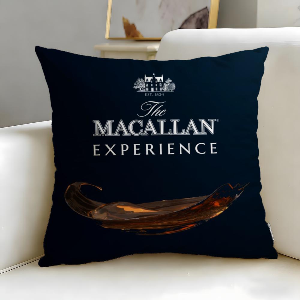 

classic beverage brand Macallan Cushion Cover Soft & Easy-Wash Pillow Case – Versatile for Couch, Bed, Travel and Office 30cmx30cm