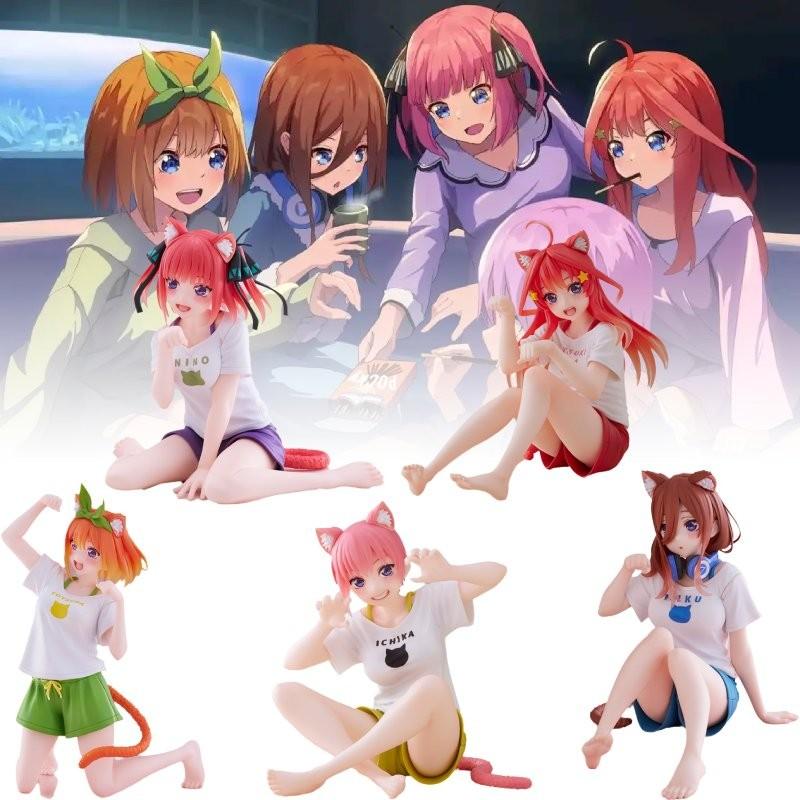 Quintuplets Quintessential The Ichika Nino Miku Itsuki Yotsuba Pvc Toy Model