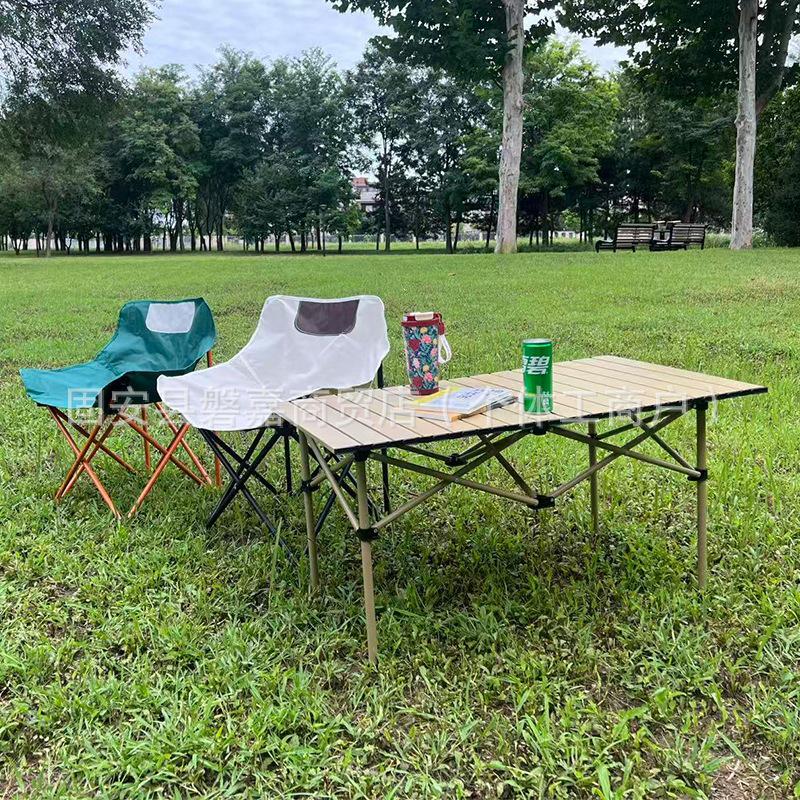 Portable Outdoor Moon Chair for Camping, Picnics, and BBQs