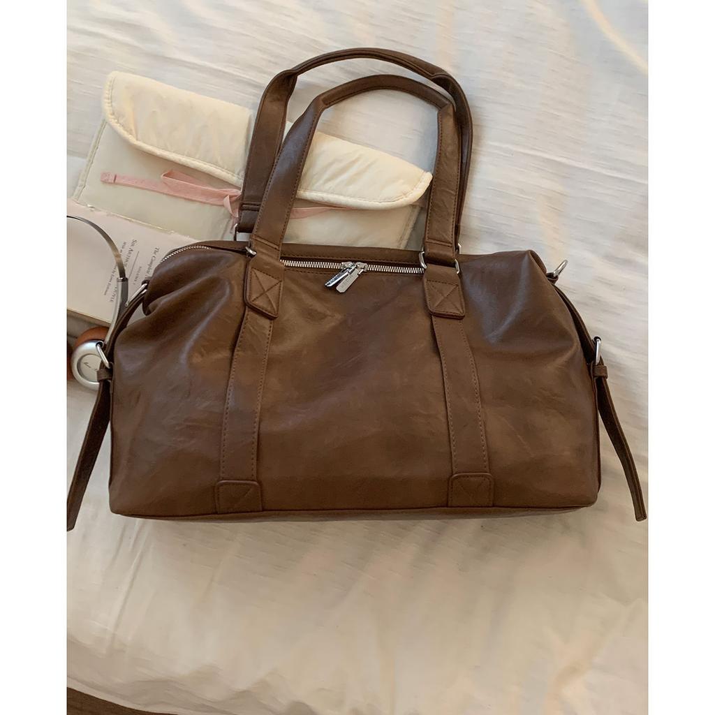 Retro portable large-capacity commuter bag women's 2025 new trendy fashion high-end tote bag one shoulder underarm bag