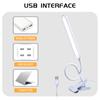 1pc LED Clamp Desk Lamp 3 Light Modes Flexible Gooseneck USB Powered Eye Protection Reading Light Modern Home Office Lighting