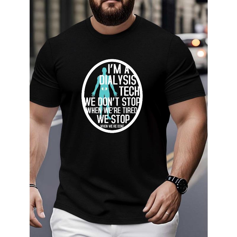 Men S T-Shirt, Plus Size,New Summer Style, Round Neck, Relaxed Fit, Oversized, Cool, Casual, and Fashionable S