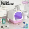 XL Anti-Splatter Portable Cat Litter Box with Fully Enclosed Design Kitten Deodorizing Disinfecting Handle in Stock for Wholesa