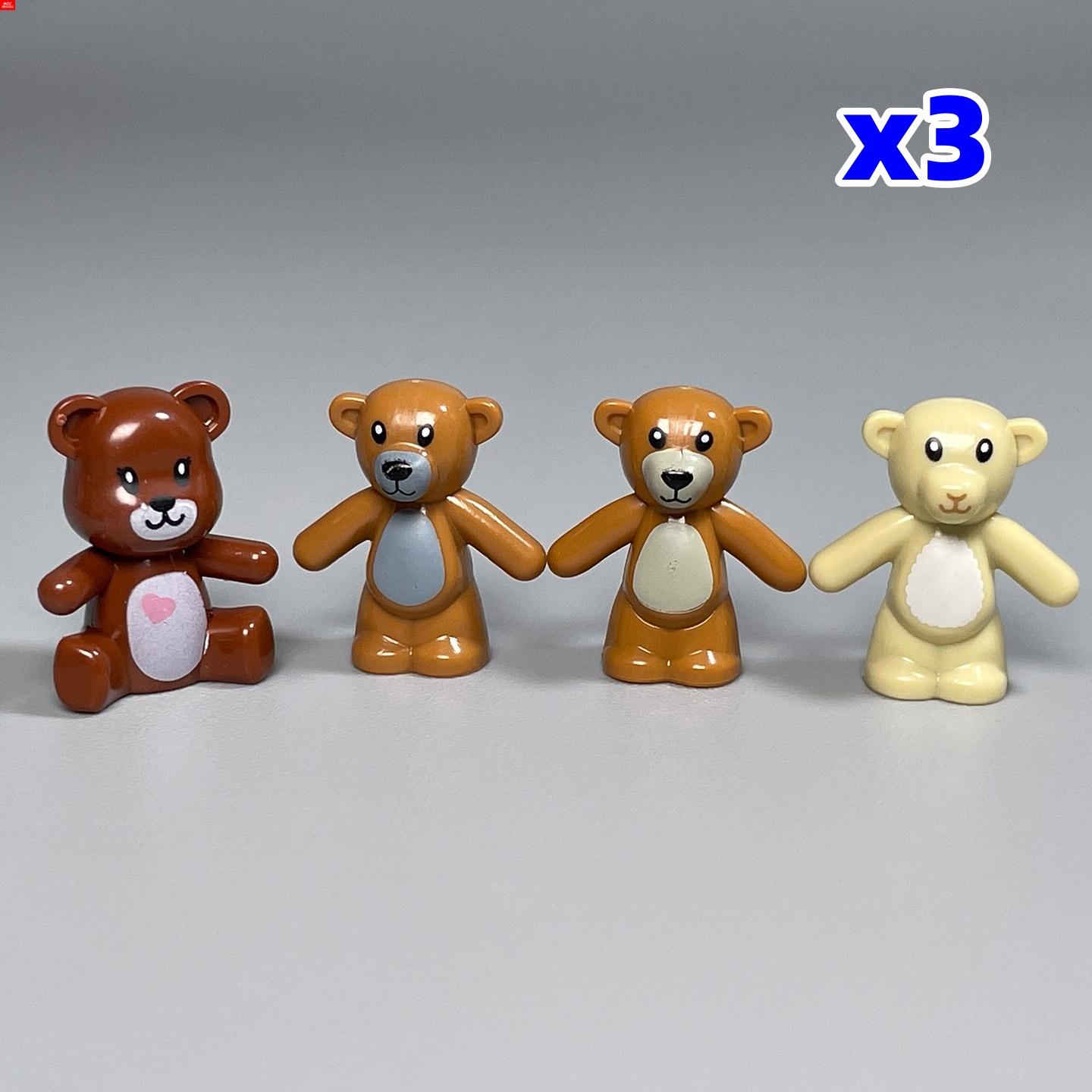 

Non-Toxic Moc Bricks Brown Tan Cute Bear Classic Anime 98382Pb001 Animal City Accessories Diy Educational Building Blocks Friends Gift