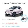 For Chery EQ1 DR 1.0 iCar MASADA 2017~2024 Front Wipers Blades Brushes Window Cleaning Windscreen  Auto Replacement Accessories