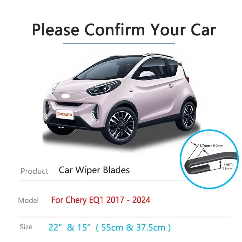 For Chery EQ1 DR 1.0 iCar MASADA 2017~2024 Front Wipers Blades Brushes Window Cleaning Windscreen  Auto Replacement Accessories