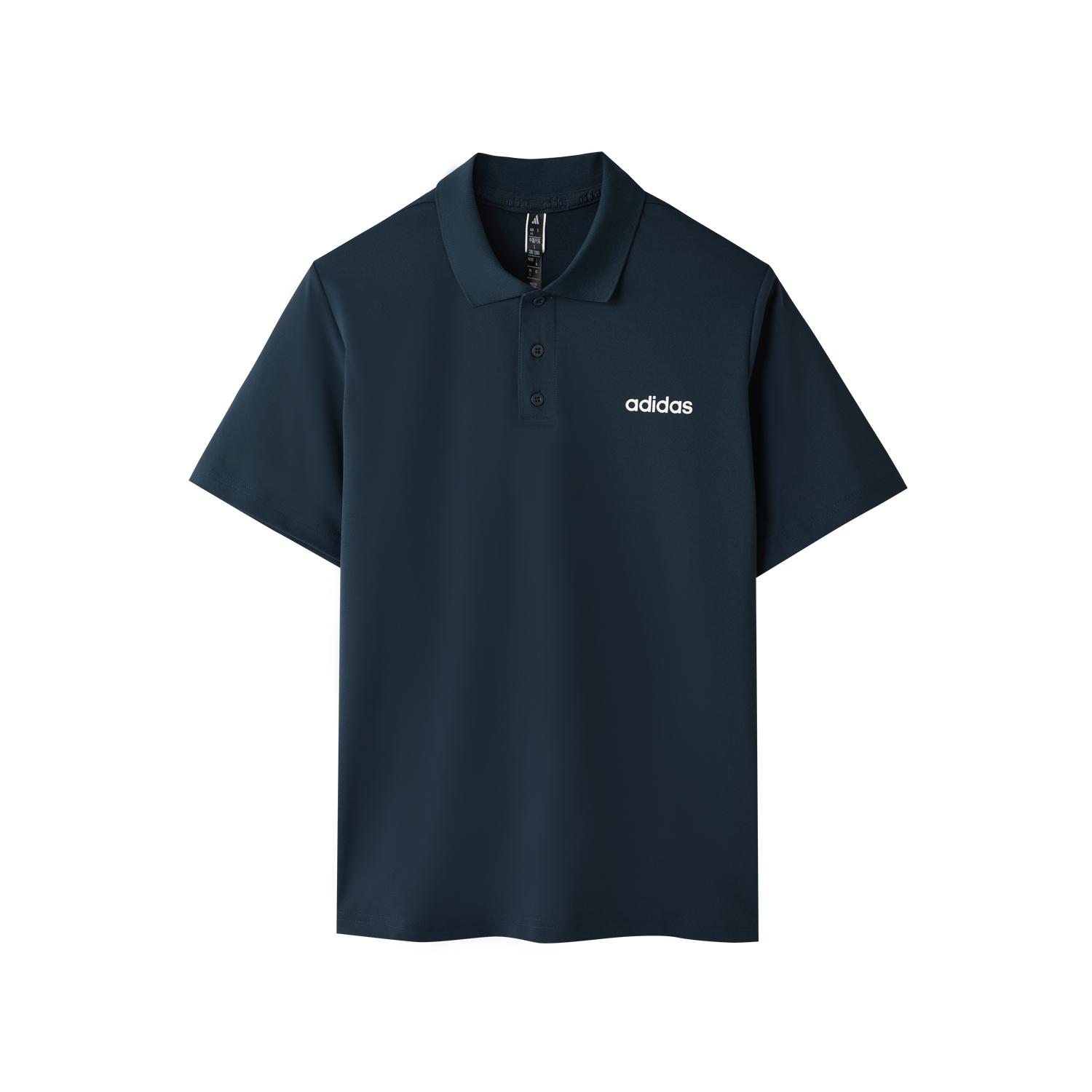 

Adidas Comfortable Stylish Pullover Polo Shirt Men Tops Dark-Blue KB1156 S
