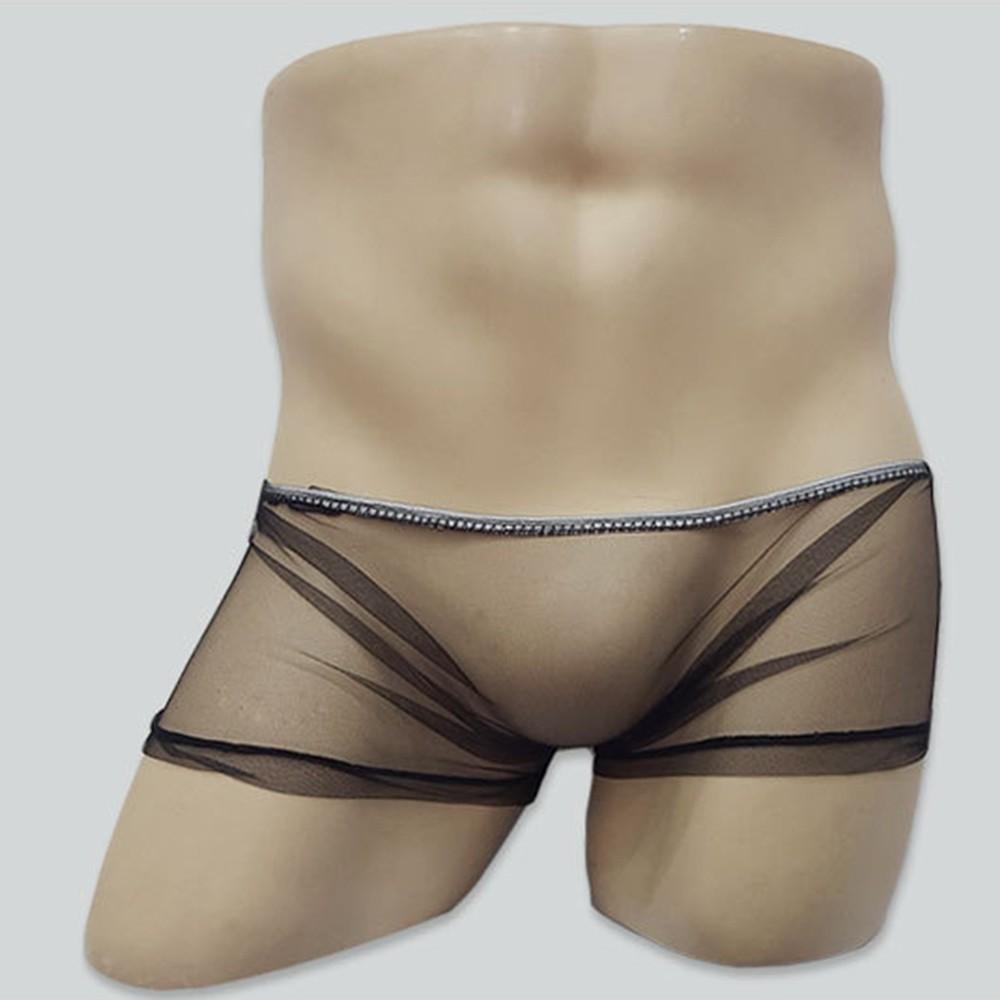 Men's Ultrathin Mesh Boxer Briefs for a Sexy and Comfortable Fit