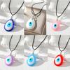 Charming Pendant Necklace Charm Necklace Blue Eye Neck Jewelry Resin Material Perfect Gift for Family and Friends