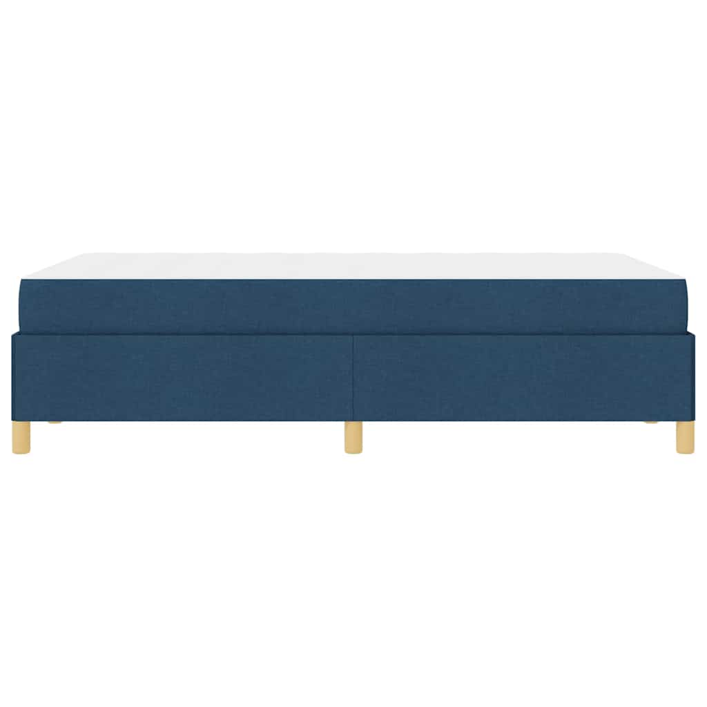 Bed Frame with Mattress Blue 120 x 200 cm Fabric