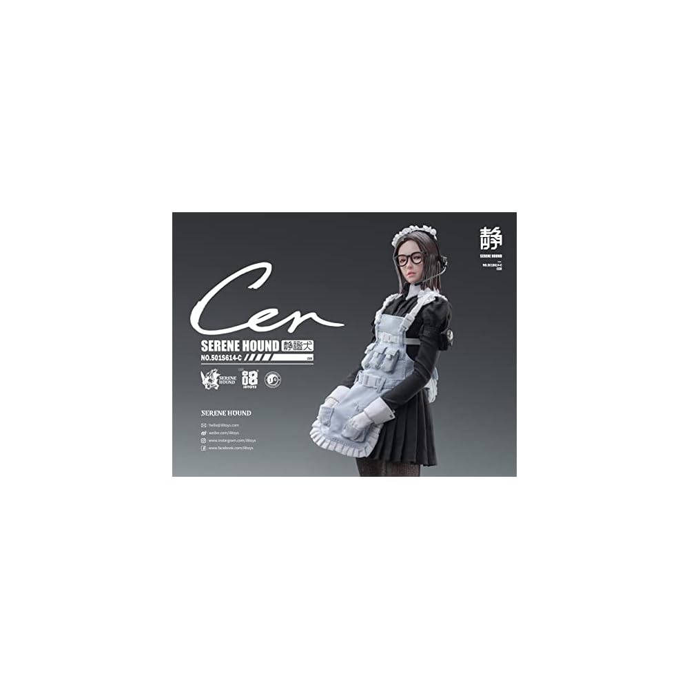 I8TOYS SERENE HOUND Series 501S614 C Cerberus Maid Corps Cell 1/6 Scale PVC & Silicone & Metal Painted Movable Figure