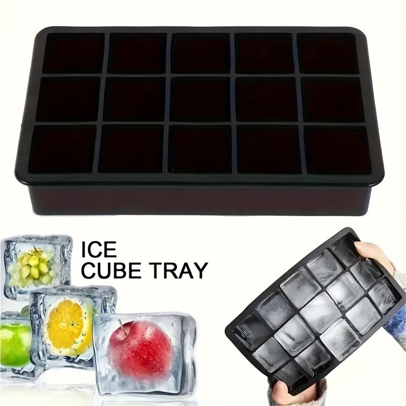15 Compartments, Food-Grade, Suitable for DIY Drinks And Party Beverages,Square Ice Mold, Ideal for Summer Cold Drinks Ice Cube