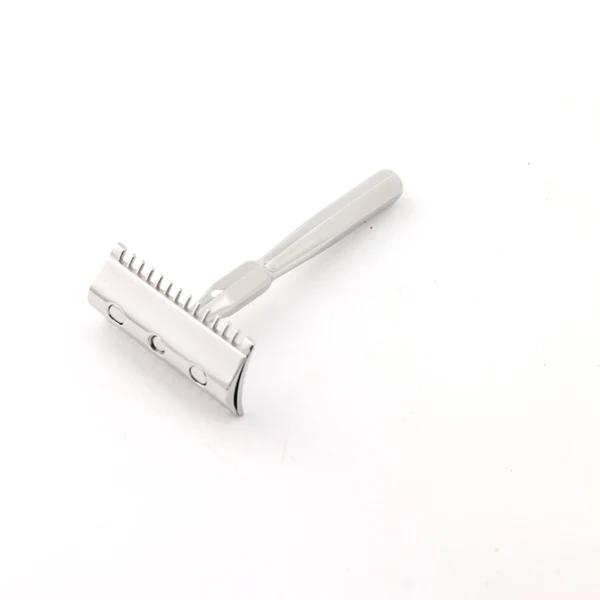 Yaqi 9mm Diameter And 85mm Length Handle PAGODA MIRABILIS Stainless Steel Safety Razor Features A 0.3mm Blade Gap Precise Razor