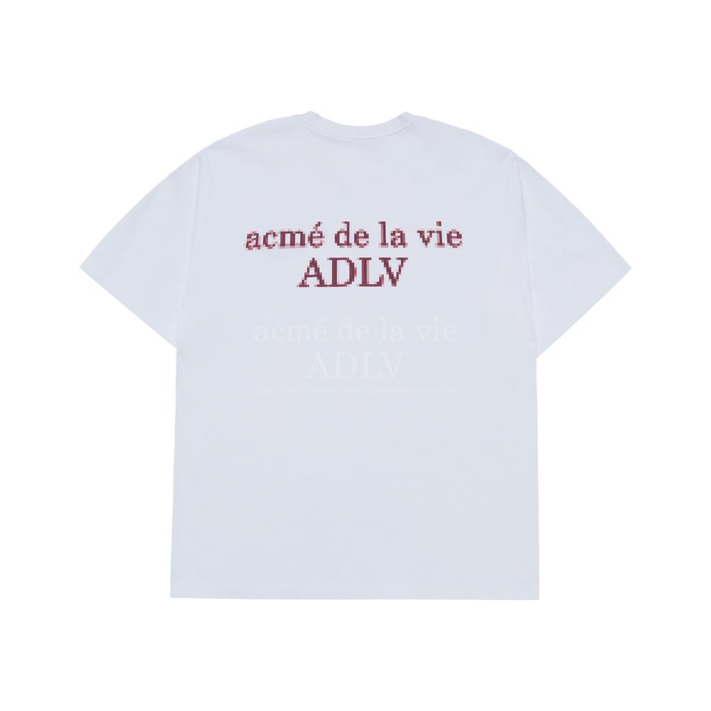 ACME DE LA VIE Pixel Basic Logo Short Sleeve T-Shirt