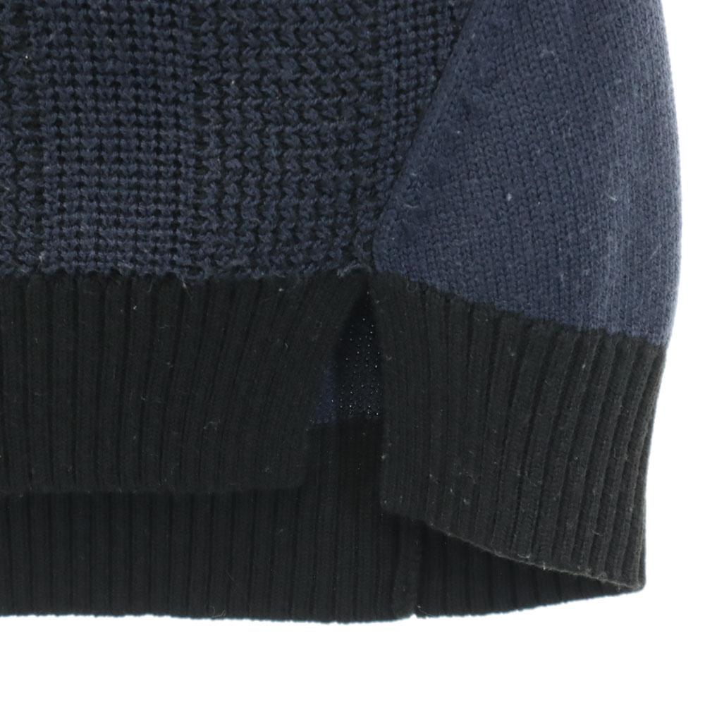 Fred Perry Langarmpullover UK10 Marineblau Strick Damen Gebraucht