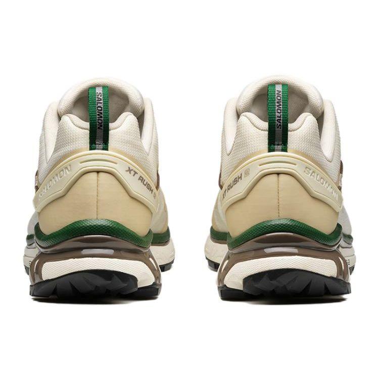 SALOMON Xt-Rush Mesh Lace-Up Comfortable Shock Absorption Non-Slip Support Low-Top Casual Shoes Unisex Casual Shoes Vanilla 472852
