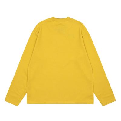 Cross-border European and American Trendy Brands Alcatraz Large Logo Printed Waffle Long-sleeve T-shirts for Men and Women, American High Street Base 