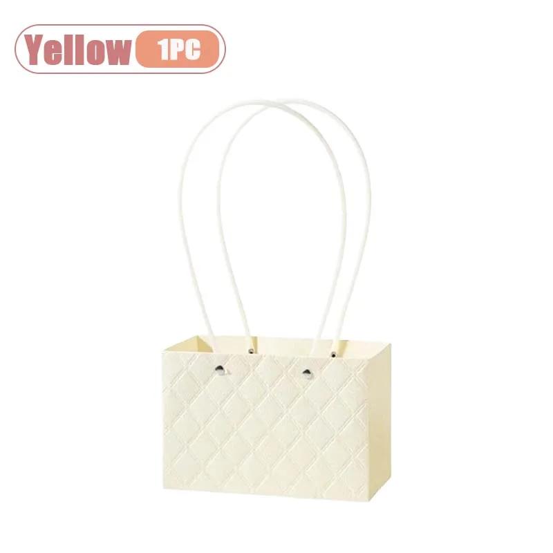 1-10PCS Reusable Waterproof Flower Gift Tote Bag Portable Floral Packaging Bag for Wedding Birthday Party Bouquet ArrangementUse
