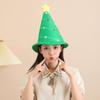 Portable Holiday Christmas Tree Costume Hat with Festival Ornament Comfort Fits for Parties Supplies Home Accessory
