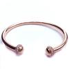 Manzhouli Pure Purple Gold Bracelet Rose Gold Plated Color Gold Glossy Plain Ring Luxury Bracelet