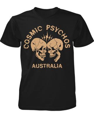 Cosmic Psychos band rock T-shirt nera manica corta S-5XL Unisex