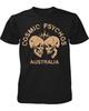 Cosmic Psychos Band Rock Schwarzes T-Shirt Kurzarm S-5XL Unisex