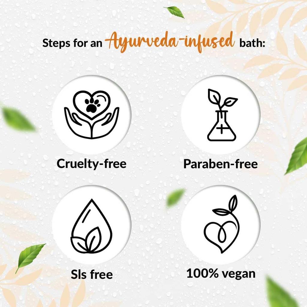 Medimix Ayurvedisches Körperwaschmittel, Sandelholz Mit Eladi-Öl Für Klare, Strahlende Und Bräunungsfreie Haut 250ml + 50ml | Kräuter-Duschgel | Frei von Parabenen & Sulfaten