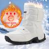 Fashion New Warm Plush Women's Men's Snow Fashion Outdoor Platform Anti-Slip Hiking Waterproof Winter Warm Ankle Boots