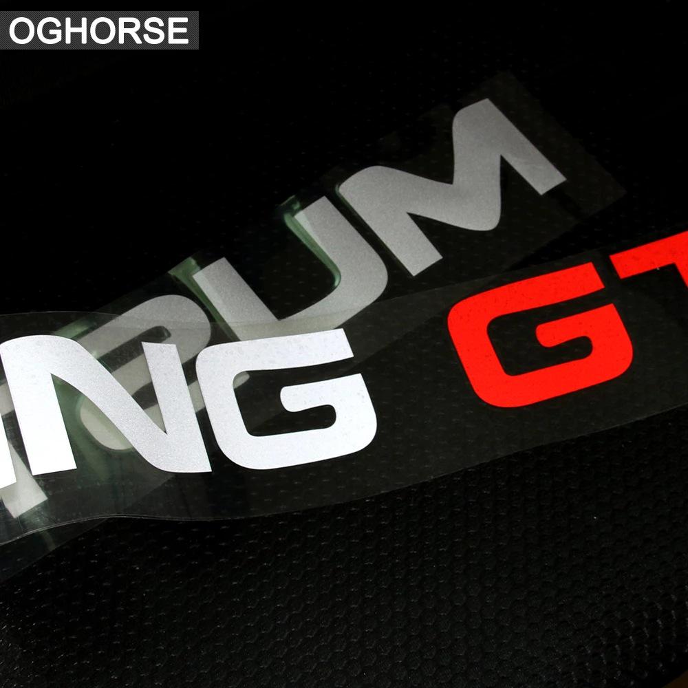 Ford Mustang GT Reflekterande Vindrute- och Bakrutedekal