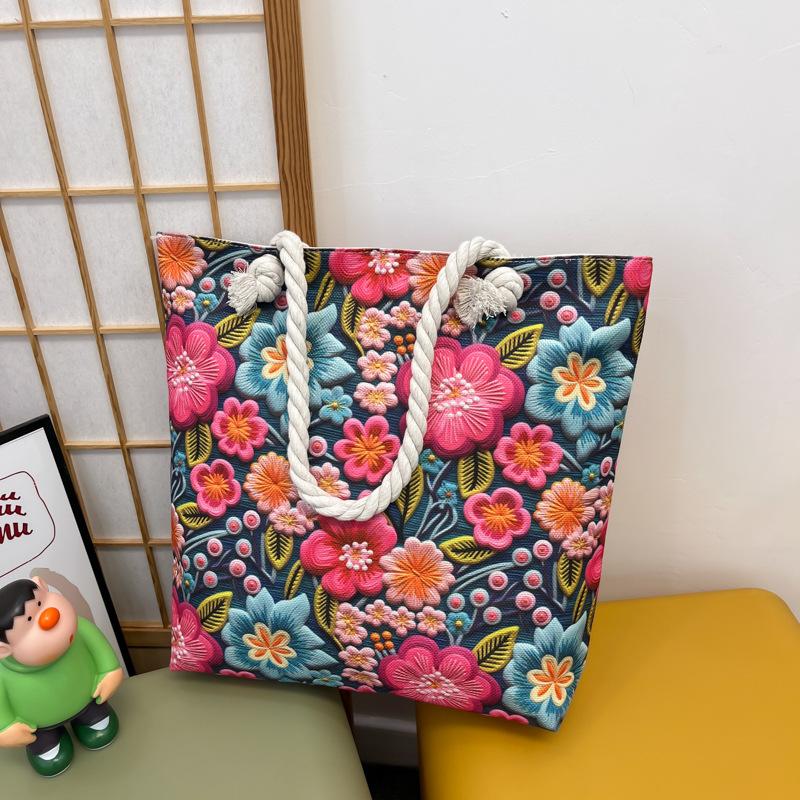 Fashionable Single-shoulder Bag Tote Bag Large-capacity Beach Bag Casual Handbag