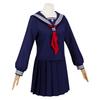 Cosplay Silent Hill f deep water chick jk skirt cos suit, Rinko Nishida, Sakiko Igarashi cosplay pink white, black color