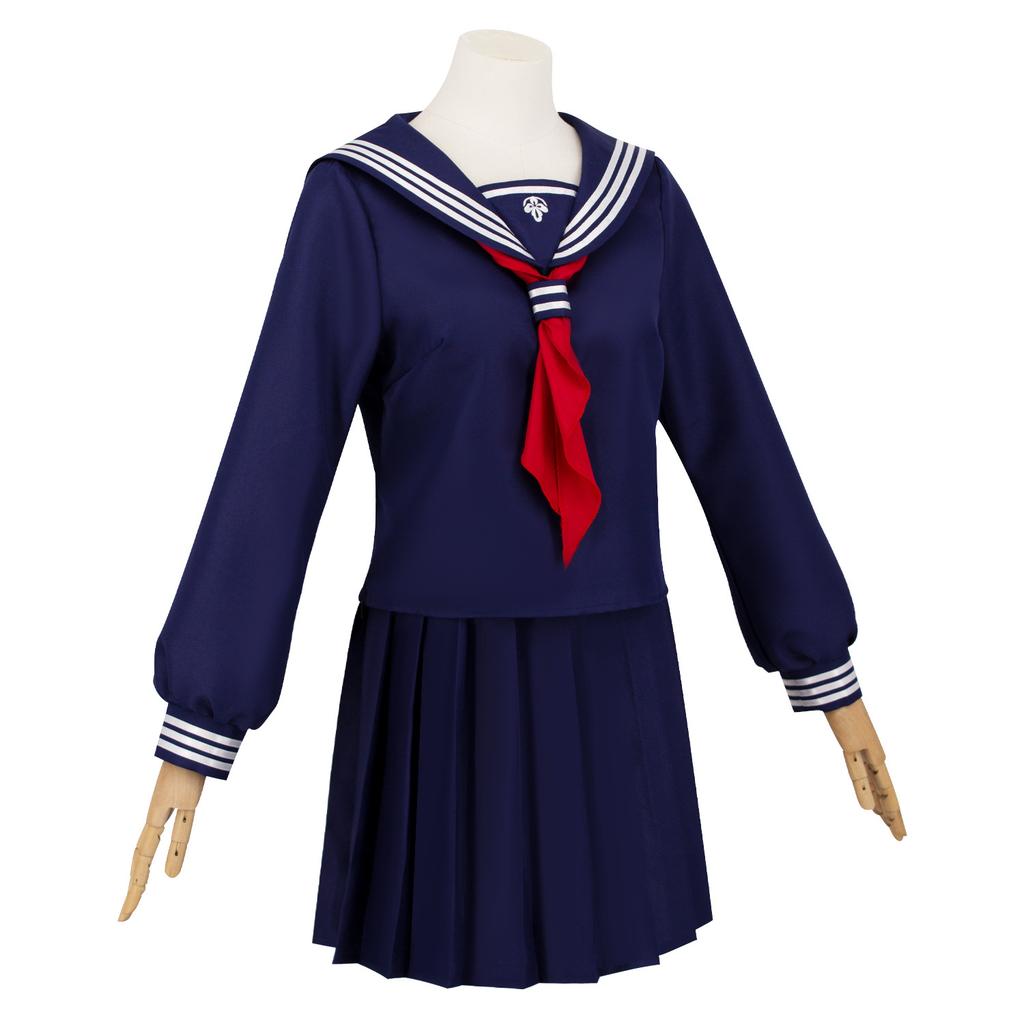 Cosplay Silent Hill f deep water chick jk skirt cos suit, Rinko Nishida, Sakiko Igarashi cosplay pink white, black color