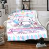 1pc Sanrio Cinnamoroll1 Blanket, Gift, for Men and Women, Soft Blanket, Good for Sofa Bed Couch Travel, Lightweight Flannel Blanket