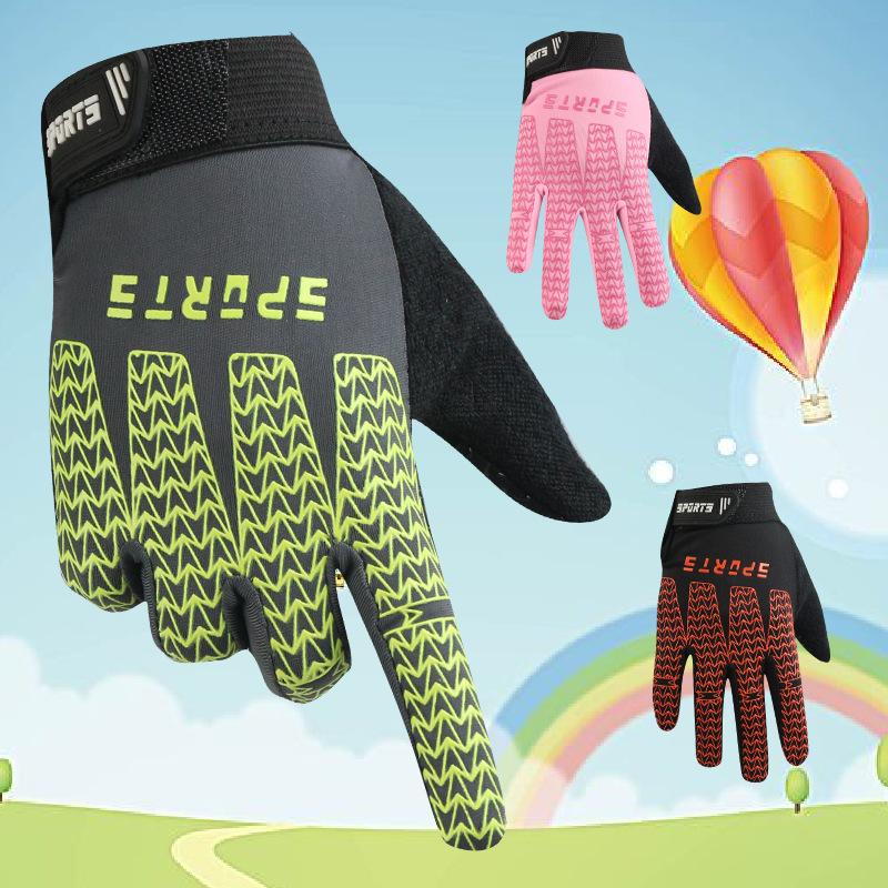 Children's Riding Gloves Outdoor Sun Protection and Anti-skid Summer Skateboard Riding Middle and Old Children's