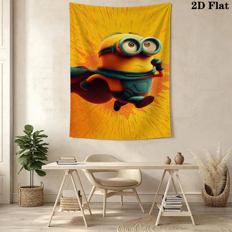 Minions Bath Bedding 1 Duvet Cover 2 Pillowcase Without Core Christmas Birthday Gift Bedding Set Soft And Comfortable Bedding