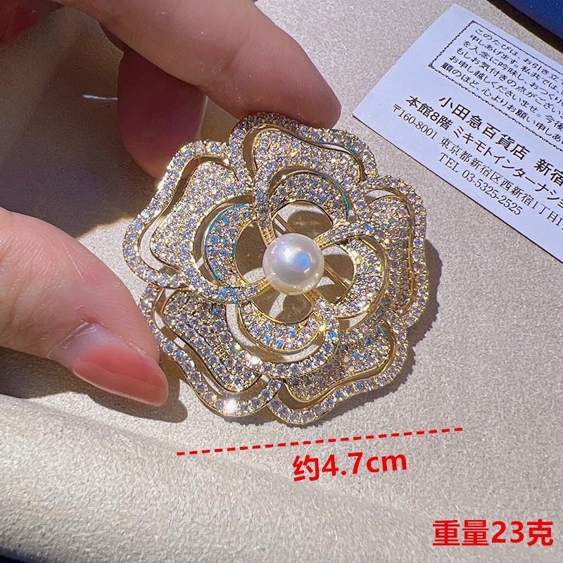 Хит продаж японская брошь легкая роскошь булавка анти-свет темперамент корсаж аксессуары