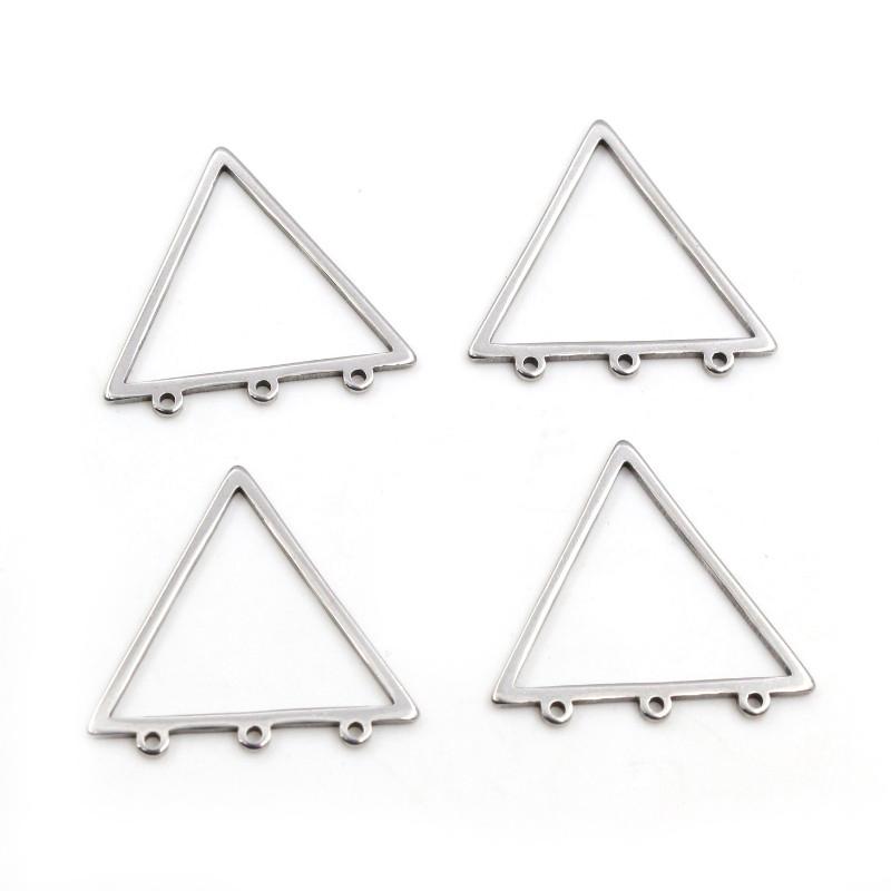 10pcs/lot 316 Stainless Steel Charms Geometry Metal Stamping Blanks DIY Porous Connector Pendant Necklace Earring Accessories