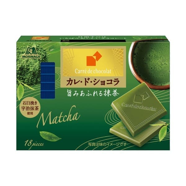 

Morinaga Seika Carre de chocolat [Вкусный зеленый чай матча] 18 шт. Шоколад 1