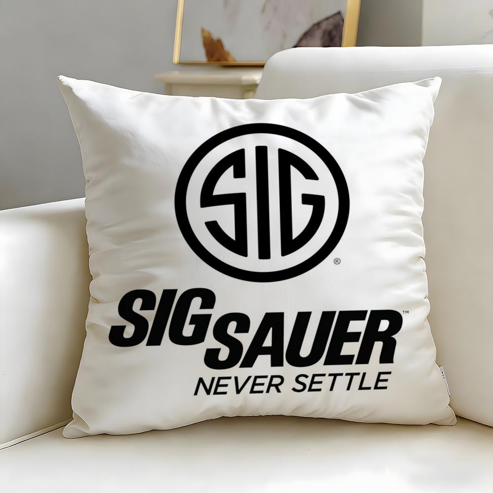 

Fashion Ssig Sauerable Cushion Cover Soft EasyWash Pillow Case Versatile for Couch Bed Travel and Office 30X30cm