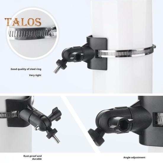 Kamerahalterung Rohrmontagehalterung 360-Grad-Drehung Einstellbar Einfache Installation Kamerahalterung für EufyCam 2C/für Spotlight Cam