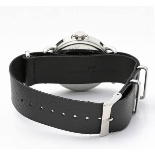 Salvatore Marra Stainless Steel Quartz Watch SM22104-SSBK Men's