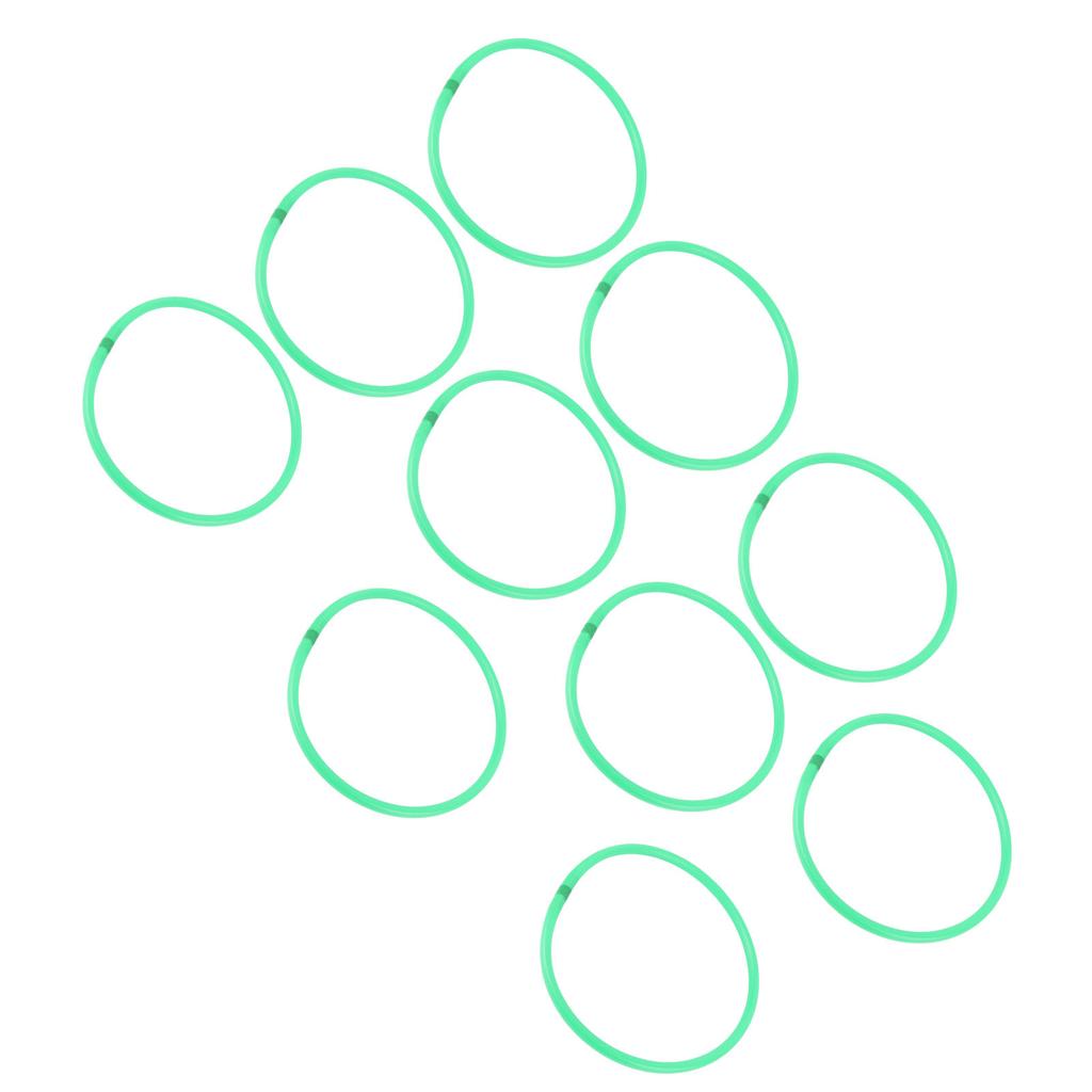10 Pcs Agility Speed Rings Balance Coordination Sensory Training Jumping Hoop Hollow Green 13.78in