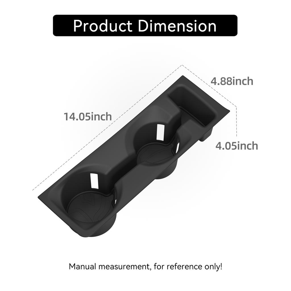 Smabee Left Drive for Subaru Forester 2026+ Central Console Water Cup Holder TPE Drinks Storage Case Car Interior Accessories