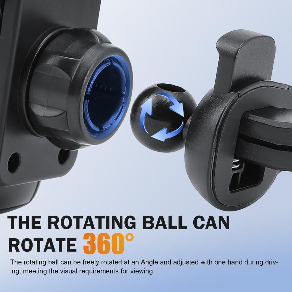 Car Phone Holder Racing Seat Shape Auto Air Vent Mobile Phone Clip 360 Degree Rotatable Car Cellphone Rack For Car Interior