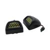 2 pièces LED Numéro Plaque d'immatriculation Lumière Lampe Assemblage Pour Chevrolet Avalanche Tahoe Pour GMC Sierra Yukon Voiture Lumière de plaque d'immatriculation 12V