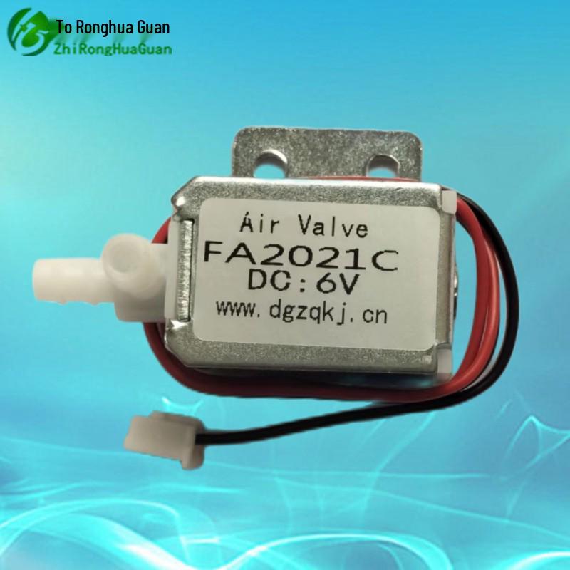 Miniature Solenoid Valve, Normally Closed, 6V/12V/24V DC for Air Systems