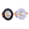 4 Types Dimmable Recessed LED Downlights 5W 7W 9W 12W 15W 18W COB LED Ceiling Lamp Spot Lights AC110-220V Round LED Panel Light