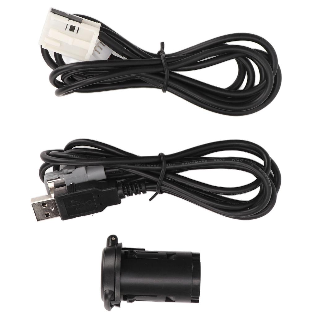 Male USB AUX Audio Jack Cable Replacement for Peugeot 206 207 307 308 407 408 508 607