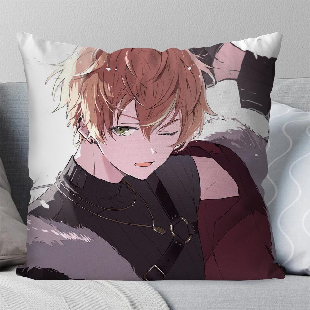 Akito Shinonome Animation P-Project Sekai Pillow Case Square Pillow Bedroom Sofa Leisure ComfortLivingRoom Home Decoration 40X40